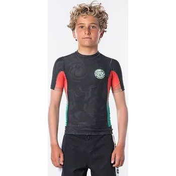 Chlapecké tričko Lykra Rip Curl BOYS SURGING S/SL UVT Charcoal Grey velikost 12