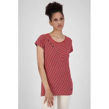 Dámské tričko Tričko Alife and Kickin ZOEAK Z Cranberry Melange velikost XS