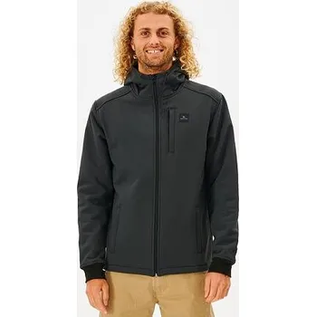 Dámská mikina Mikina Rip Curl ANTI-SERIES SOFT TECH FLEECE Black velikost XXL