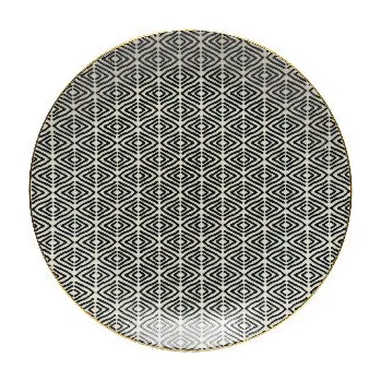 Talíř Talíř dezertní 21cm, AUGUSTA, Diamond weave-gold (DOPRODEJ) (balení)|Costa Nova