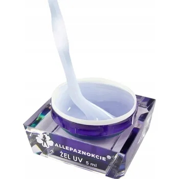 Lak na nehty Bázový a stavební Gel Allepaznokcie 5ml bílý