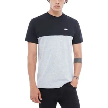 Pánské tričko Tričko Vans COLORBLOCK TEE Black-Athletic Heather velikost L