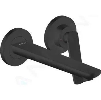 Vodovodní baterie Axor Citterio C Umyvadlová baterie pod omítku, s výpustí, 2-otvorová instalace, EcoSmart, matná černá, 49111670