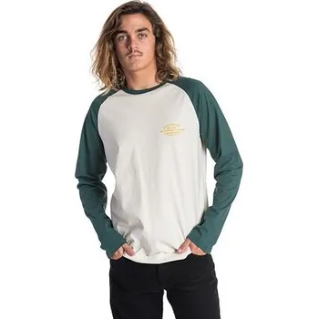 Pánské tričko Tričko Rip Curl SURF SUPPLY CO. L/S TEE Forest Green velikost M