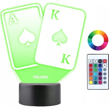 Lampička Noční lampa Plexido vícebarevná