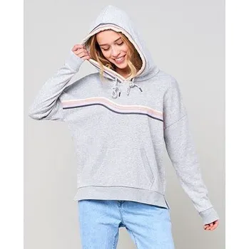 Dámská móda Mikina Rip Curl TRINITA POP OVER HOODIE T Cement Marle velikost L
