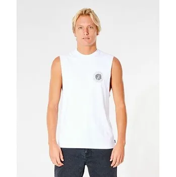 Pánské tílko Tílko Rip Curl STAPLE MUSCLE White velikost M