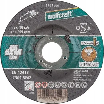 Řezný kotouč Wolfcraft Řezací kotouč na kámen 115 x 2,5 mm