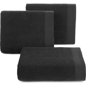 FROTÉ RUČNÍK RISO 70X140 CM ČERNÁ