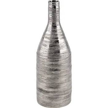 Váza Váza, kamenina, stříbrná/hnědá, v. 44,5cm * (DOPRODEJ)|Ego Dekor