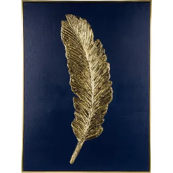 Obraz Obraz na plátně Pírko, ručně malovaný, 76x3x100cm, ks (DOPRODEJ)|Ego Dekor