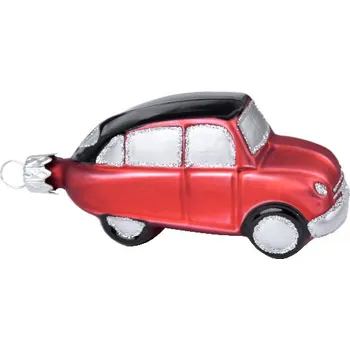 Vánoční ozdoba Ozdoba vánoční, auto Tatra 603, červená/matná, ?cm (DOPRODEJ POSLEDNÍCH KOUSKŮ) - BALENÍ OBSAHUJE 6 ks!|Ego Dekor