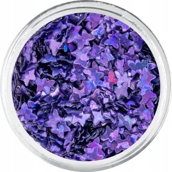 Holografické ozdoby Allepaznokcie, vícebarevné