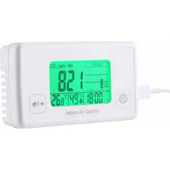 Měření koncentrace oxidu uhličitého (CO2)