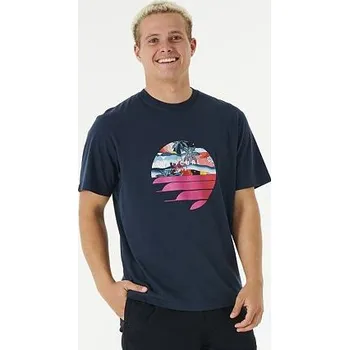 Pánské oblečení Tričko Rip Curl FILL ME UP TEE Dark Navy velikost XL
