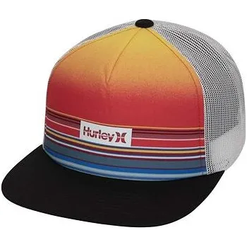 Kšiltovka Kšiltovka Hurley PRINTED SQUARE TRUCKER Bright Crimson velikost O/S