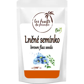 Lněné semínko hnědé Bio 500 g LES FRUITS DU PARADIS