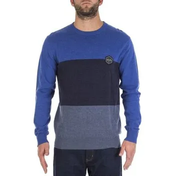 Pánská móda Svetr Rip Curl BLOCKED CREW SWEATER Mazarine Blue velikost S