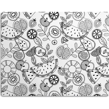 Miska pro psa Podložka pod misku Bluedecor černá 0 l