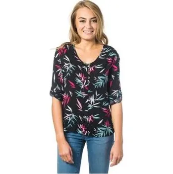 Pánské tričko Tričko Rip Curl LAS DALIAS SHIRT Black velikost L