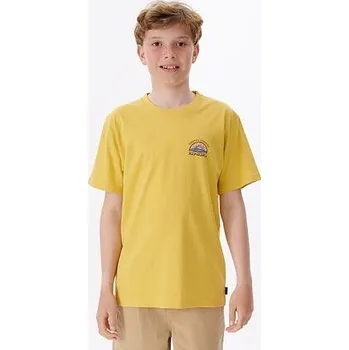 Dámské tričko Tričko Rip Curl RAYS AND HAZED TEE -BOY Yellow Daze velikost 10