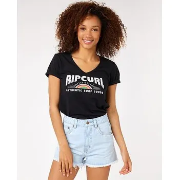 Tričko Rip Curl DAYBREAK V TEE Black velikost L