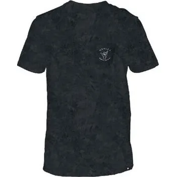Pánské tričko Tričko Hurley DAWN PATROL ACIDE WASH Black velikost M