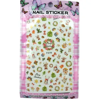 SAMOLEPKY NA NEHTY VÁNOČNÍ - F279