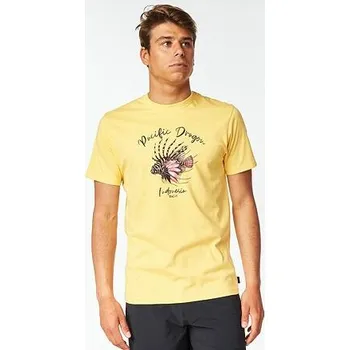 Pánské tričko Tričko Rip Curl DESTI ANIMALS TEE Retro Yellow velikost M