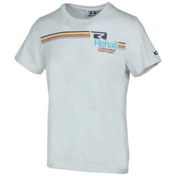 Pánské tričko Tričko Rehall REBEL-R snow white melange velikost XS