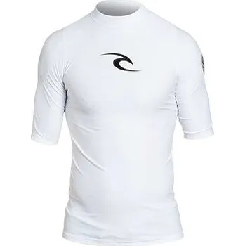 Pánská móda Lykra Rip Curl RIP CURL S/SL COMP RASH V White velikost L