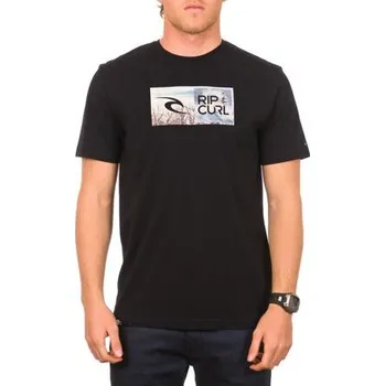 Pánské oblečení Tričko Rip Curl RIPAWATU ACTION S/S TEE Black velikost L