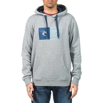 Pánská móda Mikina Rip Curl RIPAWATU POP OVER FLEECE Beton Marle velikost M