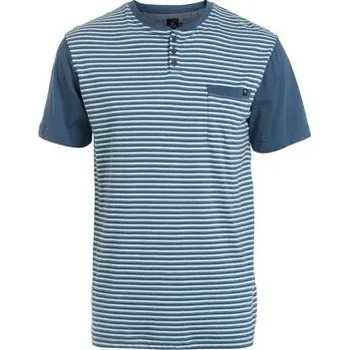 Pánské tričko Tričko Rip Curl ARUBA S/S HENLEY Dark Denim velikost L