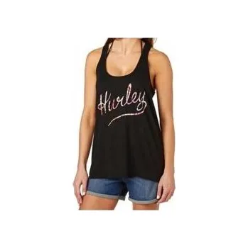 Tričko Hurley FULL BLOOM PERFECT TANK Black velikost XS