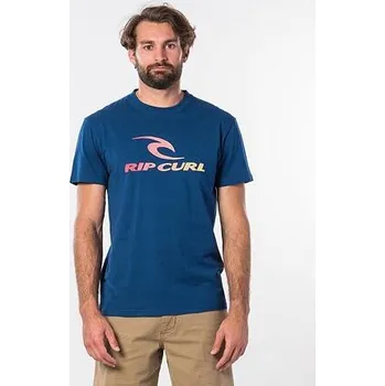 Pánské tričko Tričko Rip Curl THE SURFING COMPANY S/S TEE Indigo velikost XXL