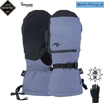Chránič rukou Rukavice POW W'S CASCADIA GTX LONG MITT +WARM Blue Nights velikost S