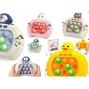 POP IT ELEKTRONICKÁ HRA POP IT POPIT ANTISTRESOVÁ ZRUČNOSTNÍ HRA MEDVÍDEK