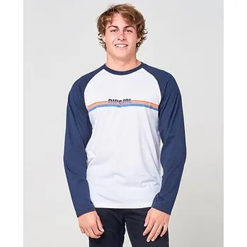 Pánské tričko Tričko Rip Curl MAMA SUNSET L/S White velikost S