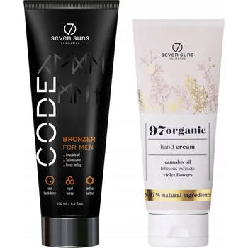 Péče o ruce 7suns Code Bronzer pro muže 250 ml + Krém na ruce 75 Ml