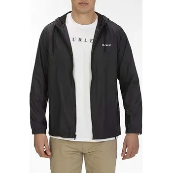 Pánská bunda Bunda Hurley WINDBREAKER JACKET Black velikost L