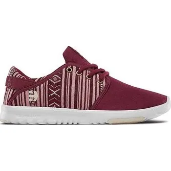 Dámská obuv Boty Etnies SCOUT WMNS Burgundy/Tan velikost 37.5