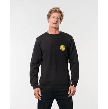 Pánská mikina Mikina Rip Curl ORIGINAL WETTY CREW Black velikost S