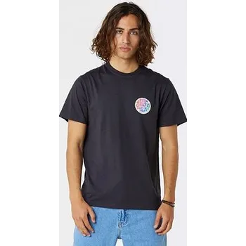 Tričko Rip Curl PASSAGE S/S TEE Washed Black velikost L