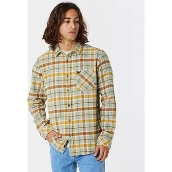 Pánská košile Košile Rip Curl CHECKED IN FLANNEL Sage velikost L