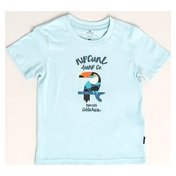 Pánské tričko Tričko Rip Curl ANIMOULOUS SS TEE GROMS Light Blue velikost 2