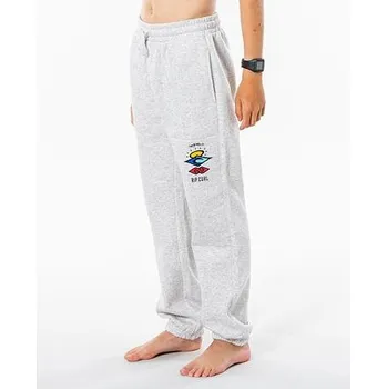 Dámské oblečení Tepláky Rip Curl SEARCH ICON TRACK PANT-BOY Light Grey Marl velikost 12