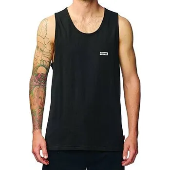 Pánské tričko Tričko Globe STICKER II SINGLET Black velikost M