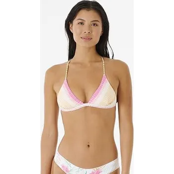 Dámské plavky Plavky Rip Curl RIPPLE EFFECT TALL TRI White velikost S