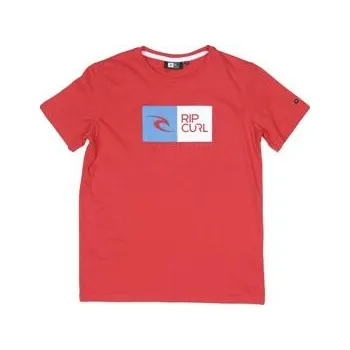 Pánská móda Tričko Rip Curl RIPAWATU SS TEE Poinsettia Red velikost 12